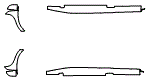 Rocker Panel Kit pattern for the 2021 Ferrari GTC4 Lusso T