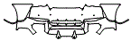 Rear Bumper Kit pattern for the 2024 Ferrari 812 GTS