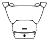 Trunk Lid Kit pattern for the 2024 Ferrari 812 GTS