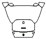 Trunk Lid Kit pattern for the 2024 Ferrari 812 GTS