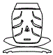 Trunk Lid Kit pattern for the 2024 Ferrari 812 Competizione