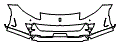Bumper Kit pattern for the 2022 Ferrari 812 Superfast
