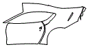 Door and Rear Fender Kit pattern for the 2022 Ferrari 812 Superfast
