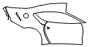 Door and Rear Fender Kit pattern for the 2022 Ferrari 812 Superfast