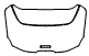 Trunk Lid Kit pattern for the 2020 Ferrari Portofino