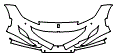 Bumper Kit pattern for the 2020 Ferrari Portofino