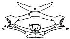 Bumper Kit pattern for the 2025 Ferrari SF90 Stradale