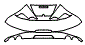 Engine Cover Kit pattern for the 2024 Ferrari F8