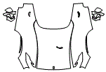 Full Hood and Mirror Kit pattern for the 2023 Ferrari Monza SP2