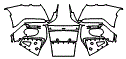 Rear Bumper Kit pattern for the 2026 Ferrari Roma