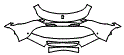 Bumper Kit pattern for the 2026 Ferrari Roma
