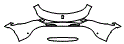 Bumper Kit pattern for the 2026 Ferrari Roma