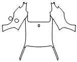 Rear Fender and Roof Kit pattern for the 2022 Ferrari Roma