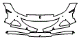 Bumper Kit pattern for the 2024 Ferrari Portofino M