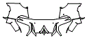 Rear Bumper Kit pattern for the 2024 Ferrari Portofino M