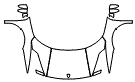 Full Hood, Fender and Mirror Kit pattern for the 2007 Lamborghini Gallardo