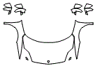 Full Hood, Fender and Mirror Kit pattern for the 2014 Lamborghini Gallardo