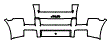 Rear Bumper Kit pattern for the 2006 Lamborghini Gallardo