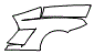 Rear Fender Kit pattern for the 2014 Lamborghini Gallardo