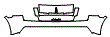 Rear Bumper Kit pattern for the 2014 Lamborghini Gallardo