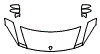 Hood, Fender and Mirror Kit pattern for the 2006 Lamborghini Gallardo