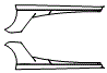 Rocker Panel Kit pattern for the 2014 Lamborghini Gallardo