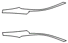 A-Pillar Kit pattern for the 2014 Lamborghini Gallardo