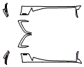 Air Inlet and Rocker Panel Kit pattern for the 2002 Lamborghini Diablo 6.0