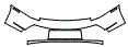Bumper Kit pattern for the 2002 Lamborghini Murcielago