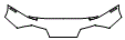 Bumper Kit pattern for the 2010 Lamborghini Murcielago