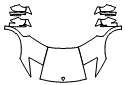 Hood, Fender and Mirror Kit pattern for the 2010 Lamborghini Murcielago