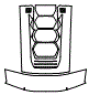 Hatch Kit pattern for the 2024 Lamborghini Countach