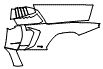 Rear Fender Kit pattern for the 2024 Lamborghini Countach