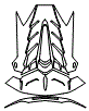 Trunk Lid Kit pattern for the 2023 Lamborghini Aventador