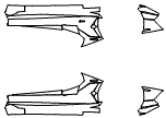 Rocker Panel Kit pattern for the 2023 Lamborghini Aventador