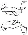 Rear Fender Kit pattern for the 2013 Lamborghini Aventador