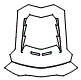 Trunk Lid Kit pattern for the 2021 Lamborghini Aventador S