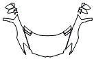 Full Hood, Fender and Mirror Kit pattern for the 2021 Lamborghini Aventador S
