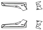 Rocker Panel Kit pattern for the 2021 Lamborghini Aventador S
