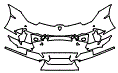 Bumper Kit pattern for the 2024 Lamborghini Huracan