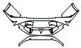Bumper Kit pattern for the 2024 Lamborghini Huracan