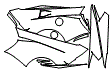 Rear Fender Kit pattern for the 2024 Lamborghini Huracan
