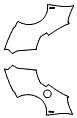 Rear Fender Kit pattern for the 2017 Lamborghini Huracan