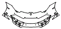 Bumper Kit pattern for the 2015 Lamborghini Huracan