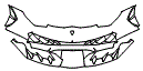 Bumper Kit pattern for the 2018 Lamborghini Centenario