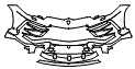 Bumper Kit pattern for the 2020 Lamborghini Urus