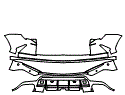 Rear Bumper Kit pattern for the 2020 Lamborghini Urus