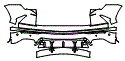 Rear Bumper Kit pattern for the 2020 Lamborghini Urus