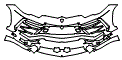 Bumper Kit pattern for the 2020 Lamborghini Urus