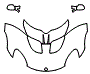 Hood and Mirror Kit pattern for the 2013 Lotus Elise